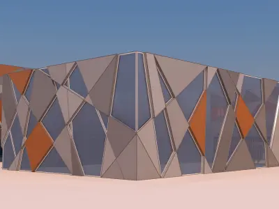 0032 - Art Center - 2021 - 01 - Design 01 - 2D Plans - 3D Files 3D model