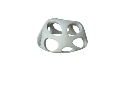 SciFi Cube Object No 55581 Low Poly Shape Low-poly 3D model