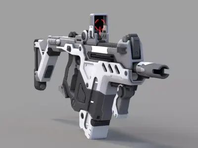 Science Fiction Gun 7 3D model