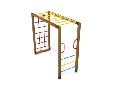 Kids Game Play Equipment 024 Climber Low-poly 3D model