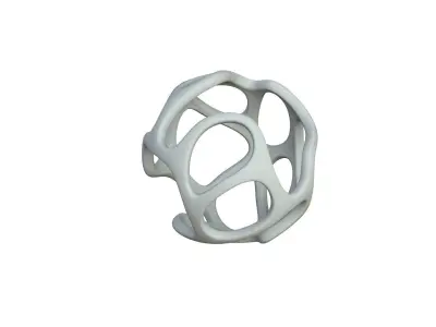 SciFi Cube Object No 41197 Low Poly Shape Texture