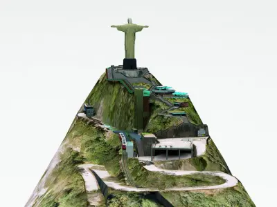 3D Cristo Redentor Christ The Redeemer 3D model