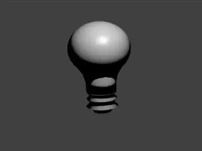 Lamp without textures Free 3D model