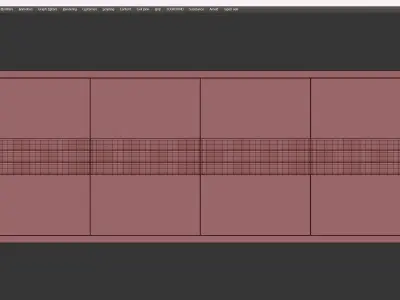 GINGER SIDEBOARD Low-poly 3D model