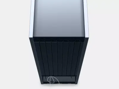 Beko RSSE415K40SN Single door refrigerator E 3D model