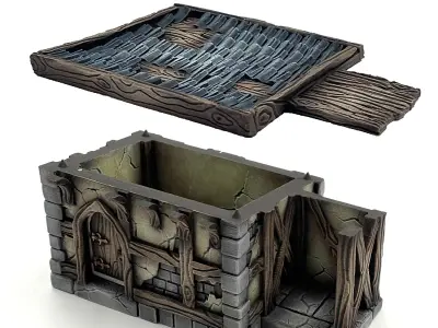The Storehouse - The Hamlet of Misty Hollow 3D print model