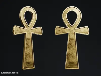 Ankh Egyptian Symbol Of Life 3D model