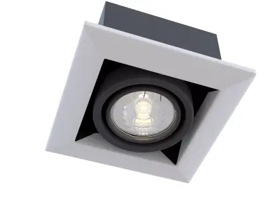 Downlight Metal Modern DL008-2-01-W Maytoni Technical Free 3D model