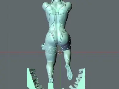 MOTOKO KUSANAGI GITS 2017 3D print model