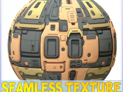 SciFi Seamless Texture Texture 29
