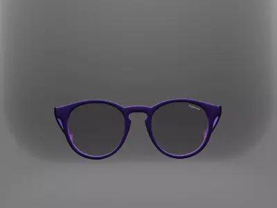 Polaroid Sunglasses 09 for Augmented Reality Low-poly 3D model