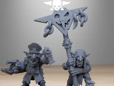 Gobs Infantry Reborn 3D print model