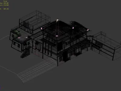 Game Desert - Building - Inn 01 3D model