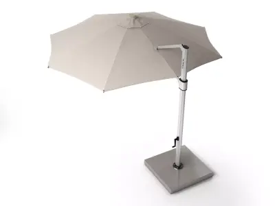 Eclipse patio umbrellas 3D model