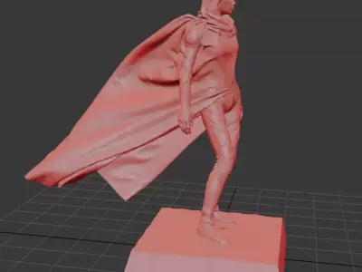 Fremen female warrior 3D print model