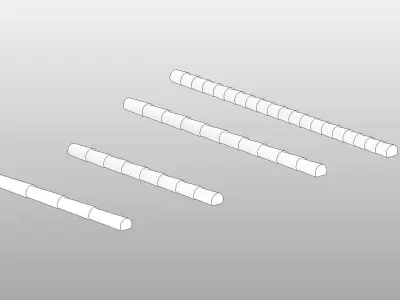 Roof - Full Parametric Revit Families Free 3D model