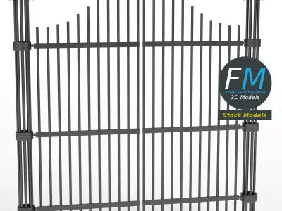 Iron gate 1 3D model