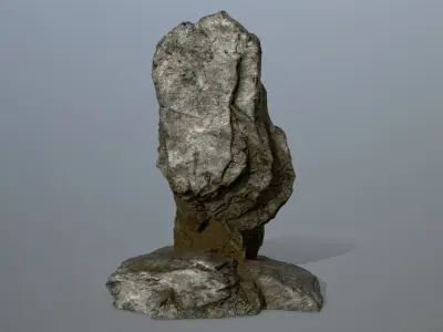 horus rock Low-poly 3D model