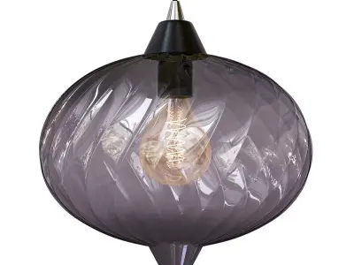 MINARET pendant light with shade 3D model