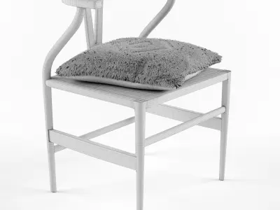 Wooden Chair by Madam Stoltz 3D model