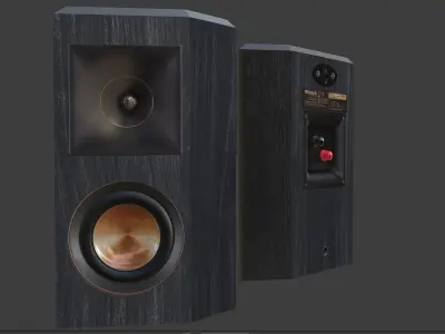 Speaker Surround Klipsch RP-402S Low-poly 3D model