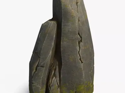 Stone v3 Low-poly 3D model