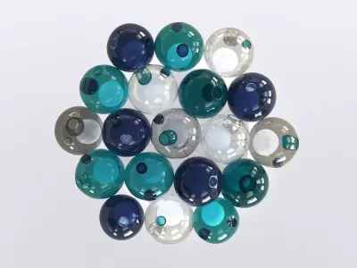 2819 Cluster 3D model