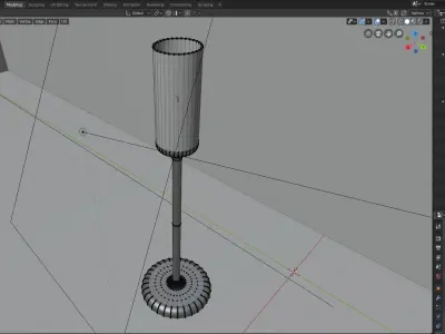 LAMPA floor lamp 3D model