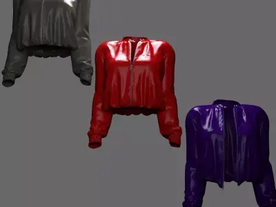 MS 2-in-1 Female Bomber Jackets - G8F and G9 3D model