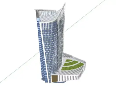 vacation spot-Resort-Fashion Leisure Hotel-0197 3D model
