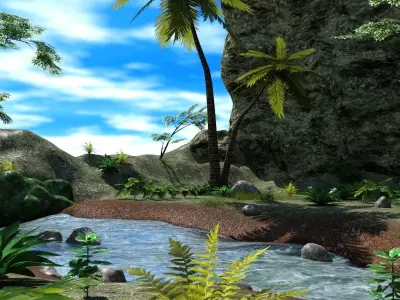 Lost Paradise 3D model
