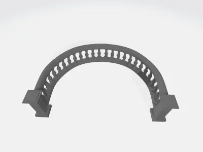 Concrete Balustrade 3D print model