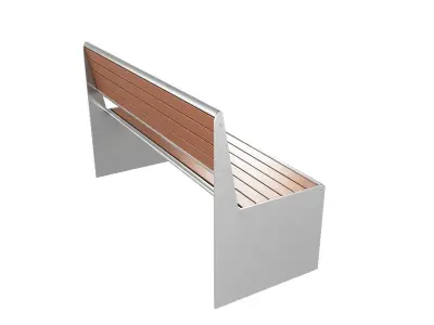 Modern Bench pack 3 3D model