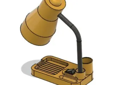 Study lamp 3D model