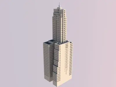 LaSalle Wacker Building 3D print model