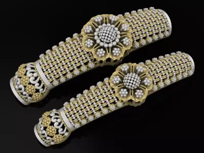 NEW 26 INDIAN BANGLES COMPLETE LOT 3D print model