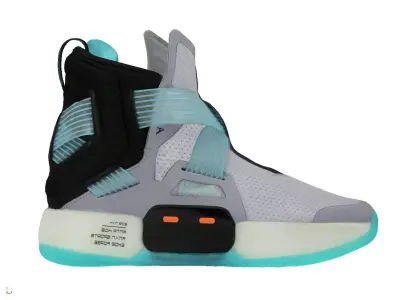 Cyberpunk fashion sneaker 4 Urban Techwear scifi future shoes  Low-poly 3D model