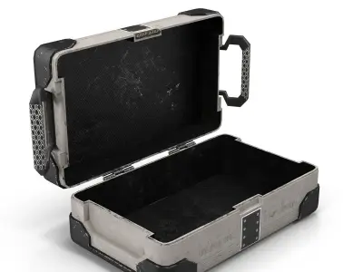 SCI FI Case Low-poly 3D model