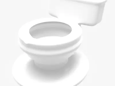 Toilet Ashtray 3D Ready Print Model 3D print model