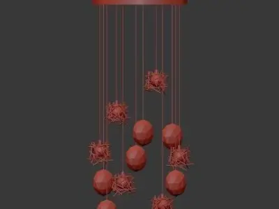 Untitled stardust idl chandelier 3D model
