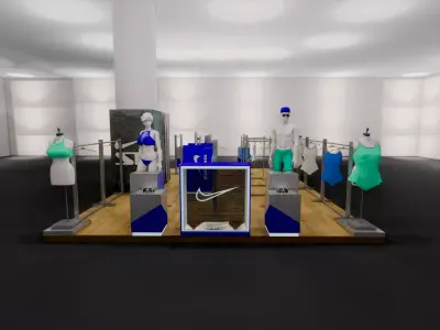 Fashion code 8 Free 3D model