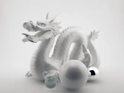 Studio Light Setup VRAY 3D model