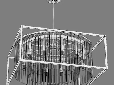 713127 Regolo Osgona chandelier 3D model