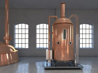 Brewery 001 3D model