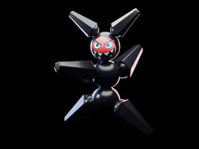 Nanobot Evil Mode 3D Model Low-poly 3D model