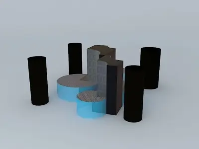 Success Towers 3D model