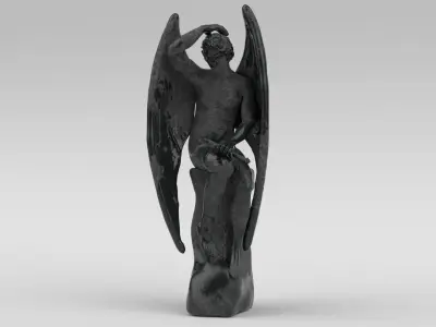 Lucifer Statue 3D model
