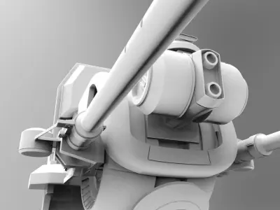 Anti Air Cannon 3D model