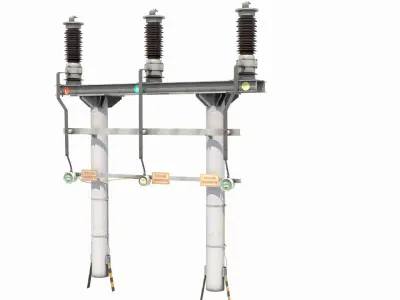 Lightning Arrester 3D model