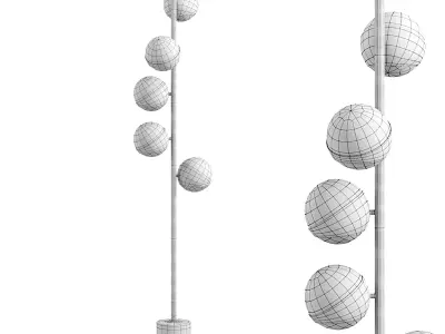 Globus Floor Lamp by LIANG EIMIL 3D model